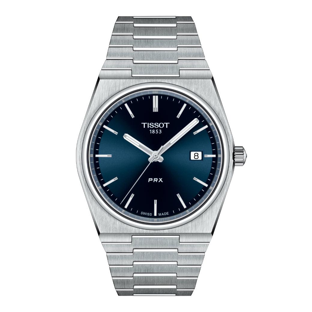 TISSOT PRX 40MM BLÅ URSKIVE – T1374101104100