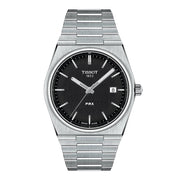 TISSOT PRX 40MM MUSTA KELLONTAULU 