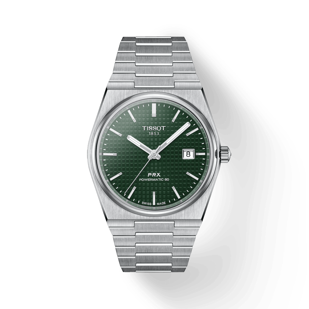 TISSOT PRX POWERMATIC 80 MED GRØN URSKIVE – T1374071109100