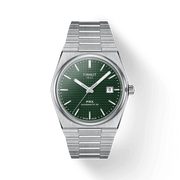 TISSOT PRX POWERMATIC 80 VIHREÄLLÄ KELLOTAULULLA 