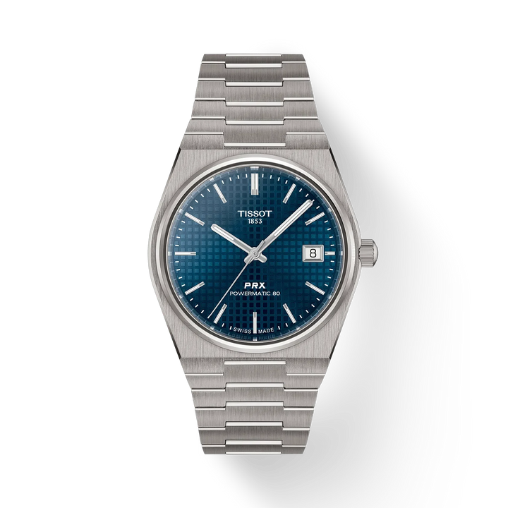 Tissot PRX Titanium 38mm Powermatic - Blå Urskive – T1378074404100