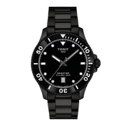 TISSOT SEASTAR 1000 40MM - MUSTA PVD 