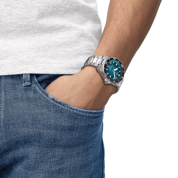 Tissot Seastar 1000 Powermatic 80 - Turkis – produktbillede 2