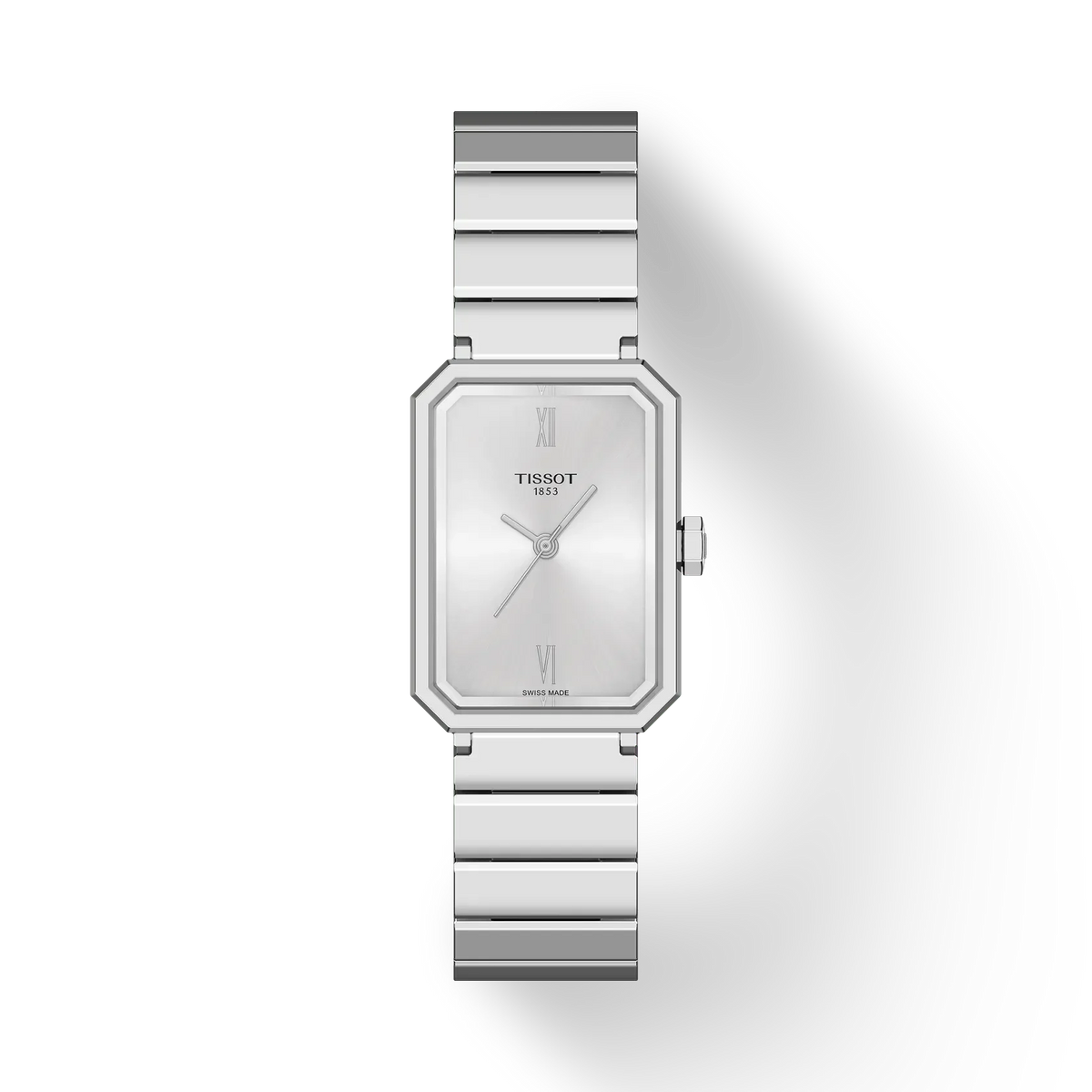 TISSOT SRV 30MM – STÅLLÆNKE / SØLV SKIVE – T1601101103300