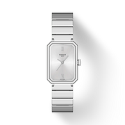 TISSOT SRV 30MM – TERÄSRANNEKE / HOPEANVÄRINEN TAULU 