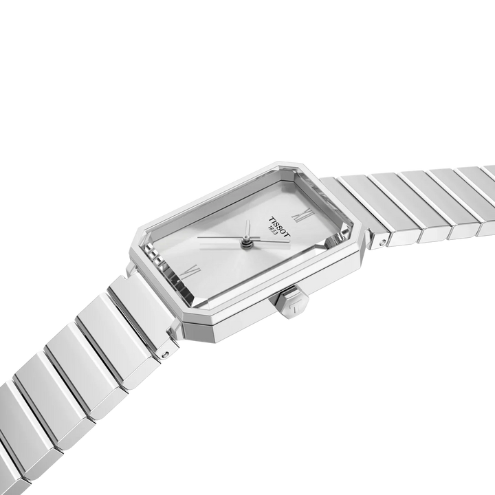 TISSOT SRV 30MM – STÅLLÆNKE / SØLV SKIVE – produktbillede 2