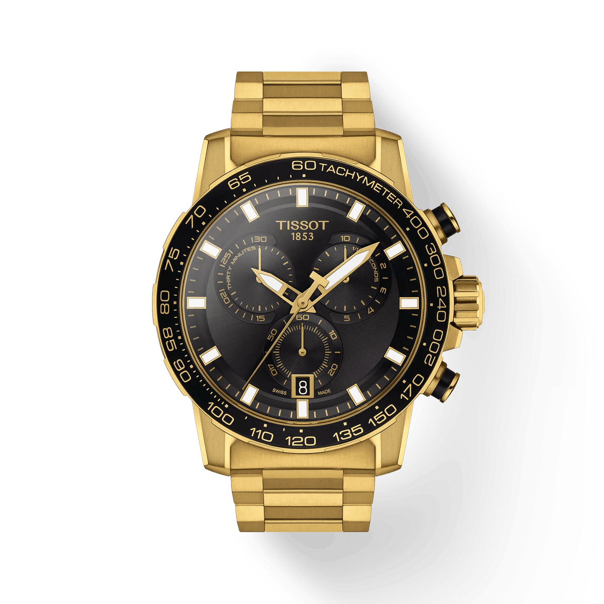 Tissot Supersport Chrono Guld PVD 45,mm - Quartz – T1256173305101