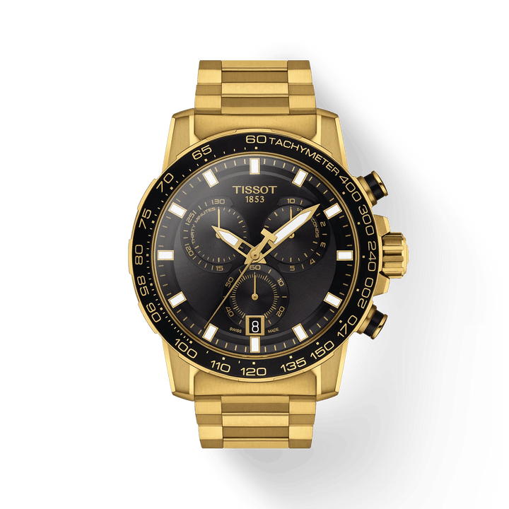 Tissot Supersport Chrono Guld PVD 45,mm - Quartz – T1256173305101