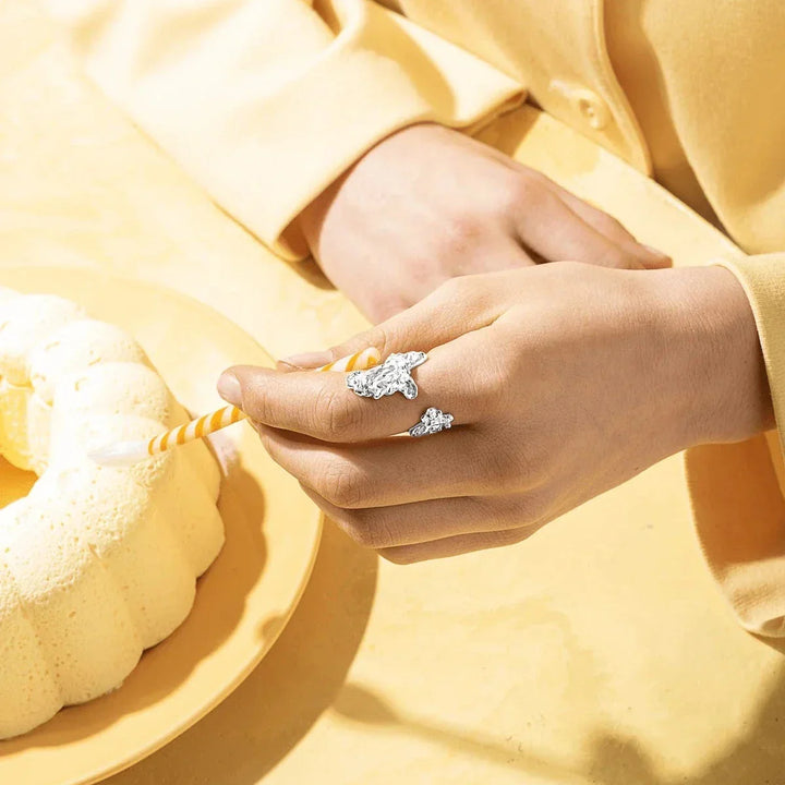 Vincent Archaic Shadow Sølv Ring – VJ105-URS-001