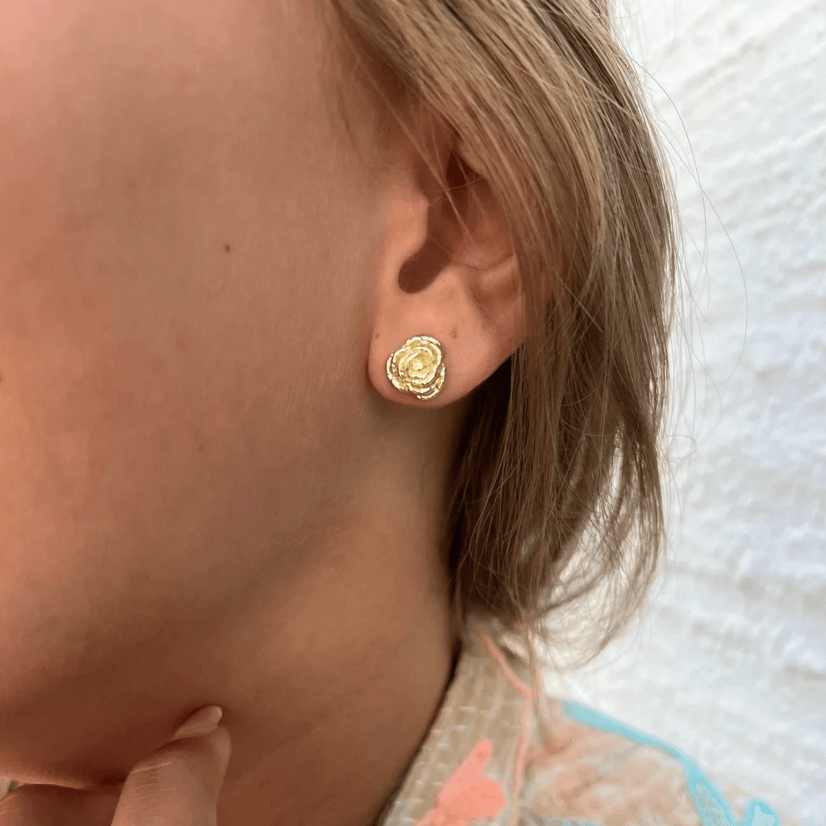 Wioga Diana Forgyldte Rose Ørestikker – E-8811-GP