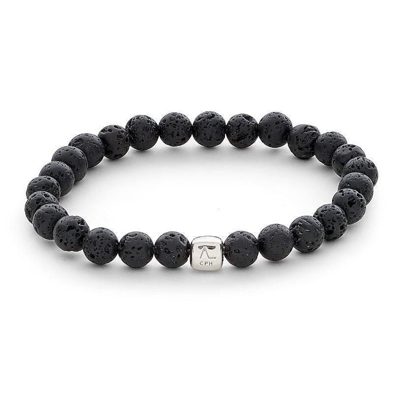 Alexander Lynggaard Armbånd - Lava Stone 6mm – C00232-001