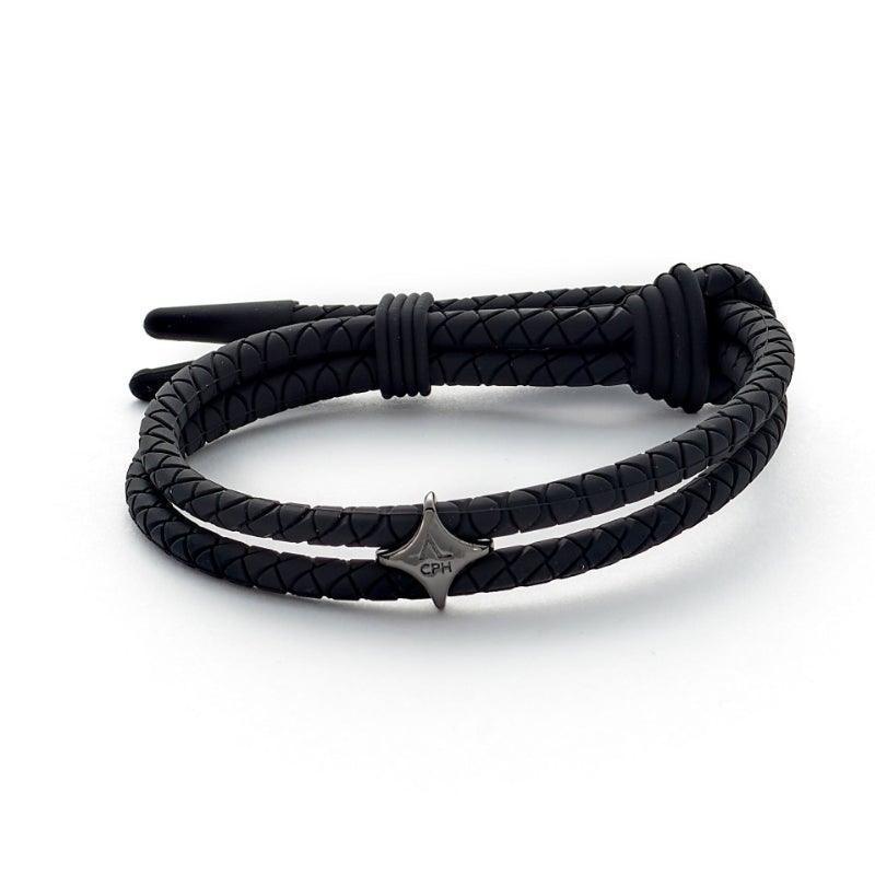 Alexander Lynggaard Armbånd - Rod Laver Black Silicone – S00011