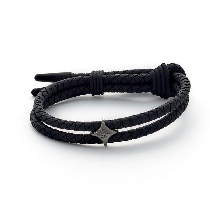 Alexander Lynggaard Armbånd - Rod Laver Black Silicone – S00011