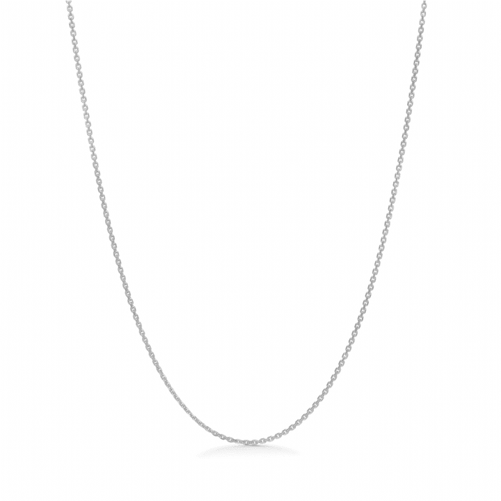 Anker Facet Sølv Halskæde 45 cm - 9120110 – 9120110