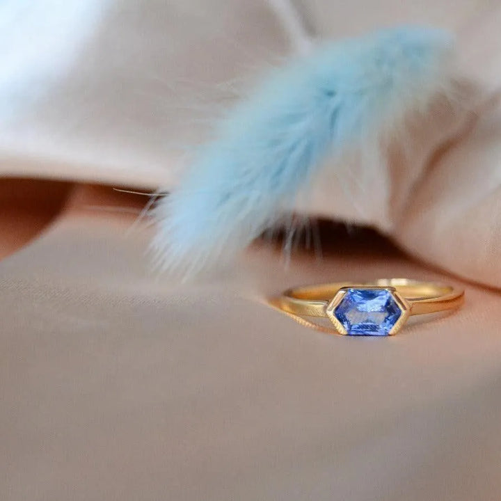 Anpé Atelier Customized Ring Med Blå Safir – produktbillede 2