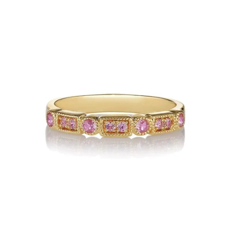 Anpé Atelier Trine Ji Light Pink Safirer Ring – 2416-1-001