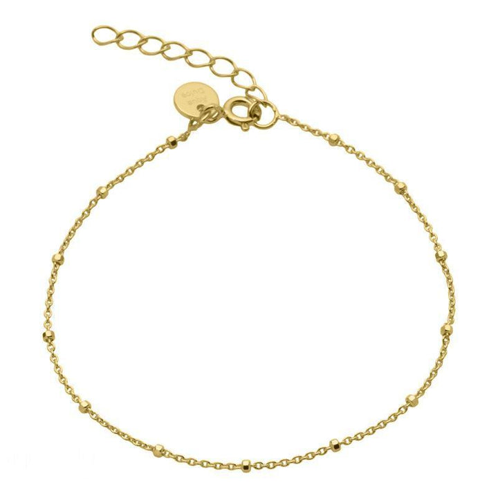 Aqua Dulce Dee Dot Armbånd  sølvforgyldt - 1471 – 1471