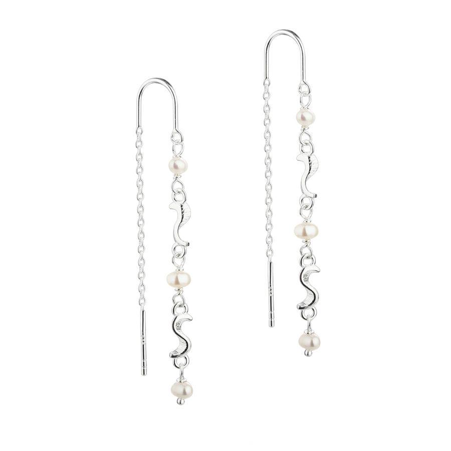 Aqua Dulce Rhumba Thread Earring sølv - 5176 – 5176