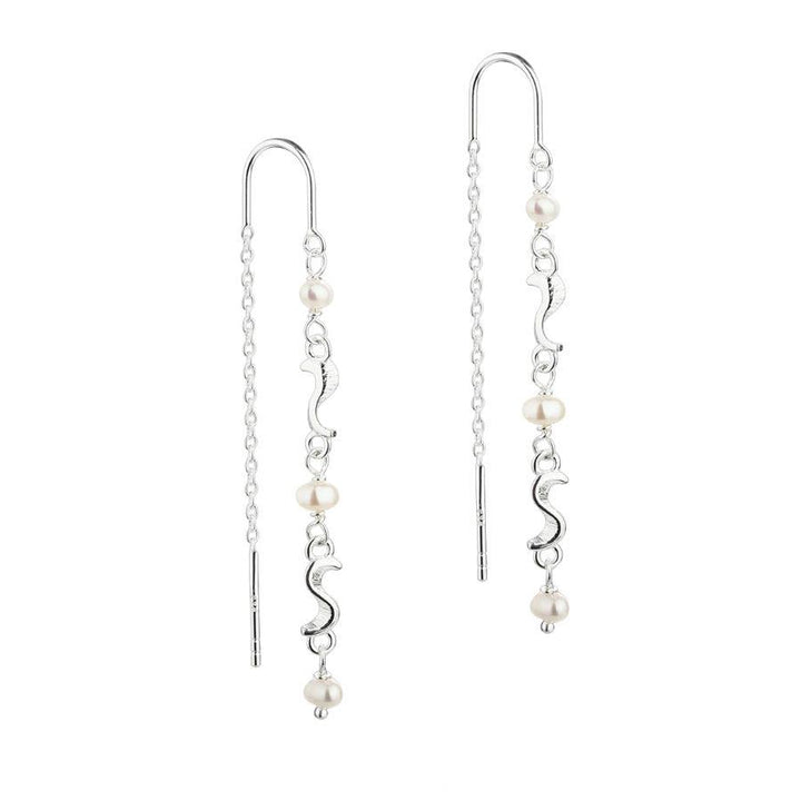 Aqua Dulce Rhumba Thread Earring sølv - 5176 – 5176