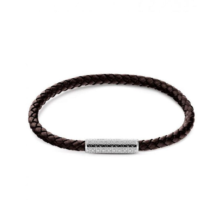 Calvin Klein Braided Bracelet 19,5cm læder brun - 35000102 – 35000102