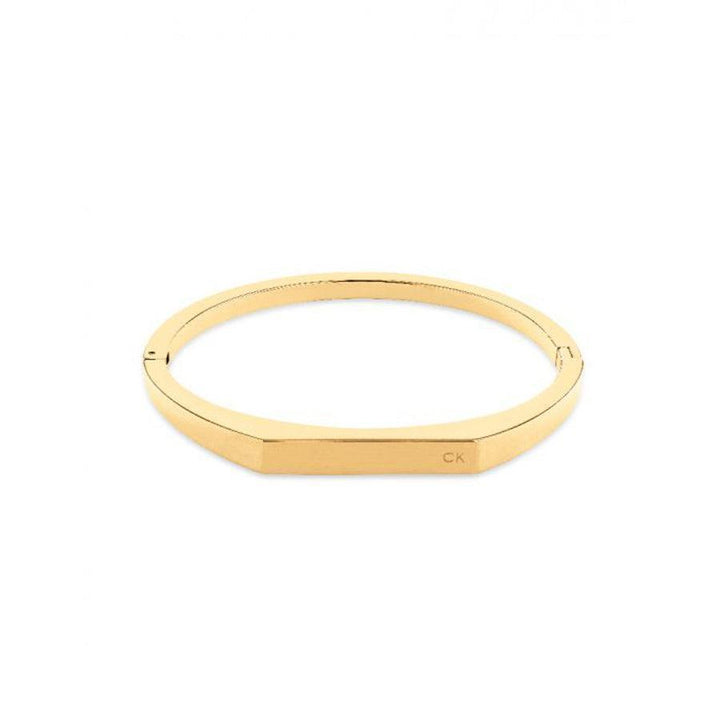 Calvin Klein Faceted Bar Bangle Stål/Gold - 35000046 – 35000046