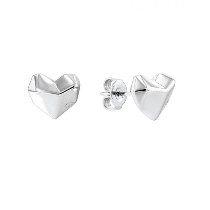 Calvin Klein Faceted Heart Earrings Stål - 35000041 – 35000041
