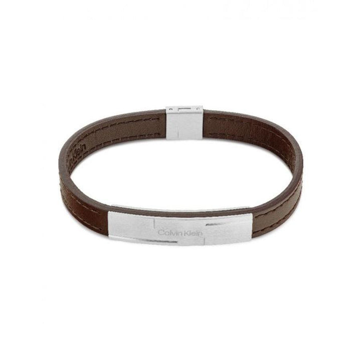 Calvin Klein Grid Bracelet 19.5 cm Brun læder - 35000057 – 35000057