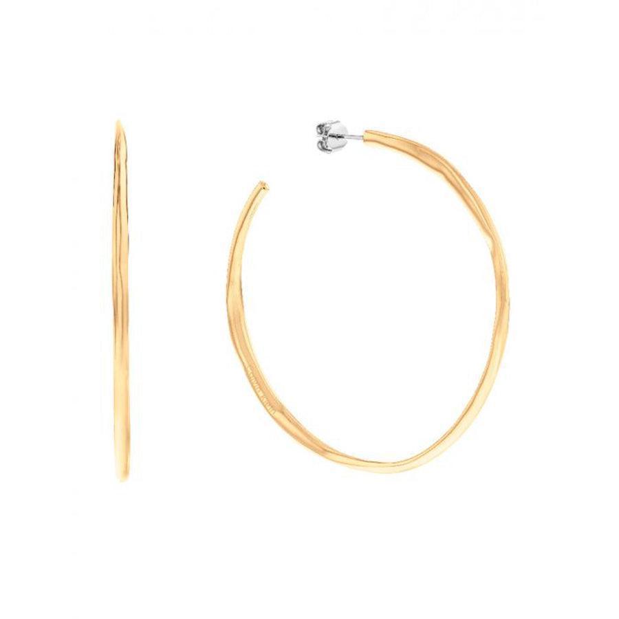 Calvin Klein Molten Pebble Earring creol stål - gold - 35000112 – 35000112