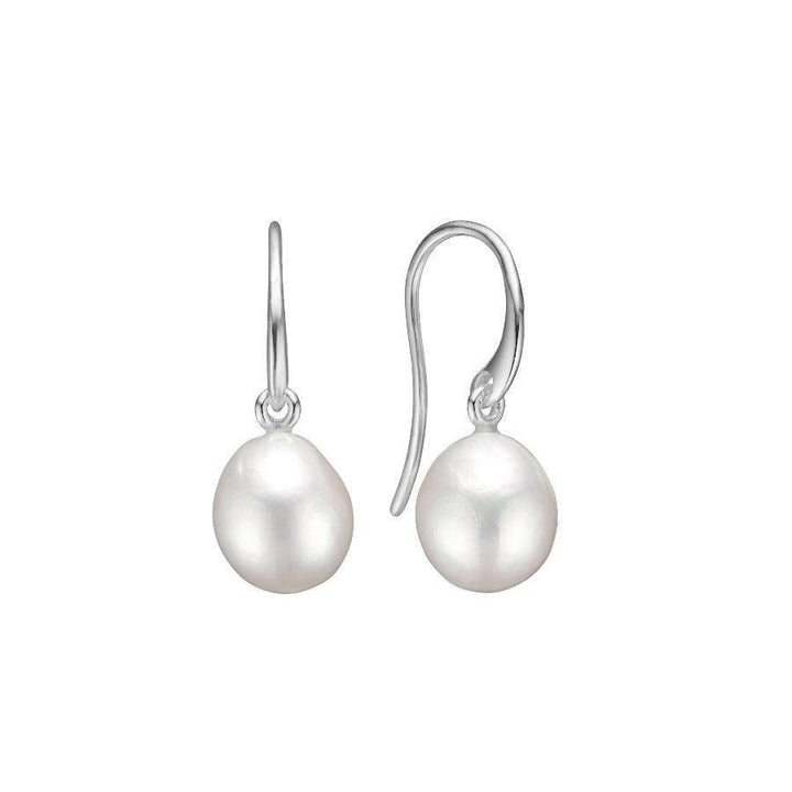 Carré Øreringe Med Baroque Perle - SH4433 – SH4433BAROQUE