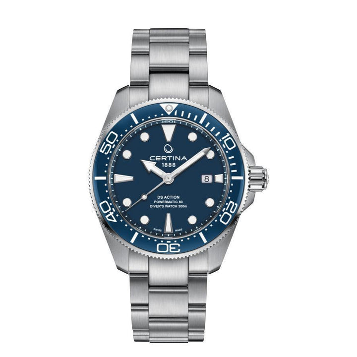 Certina DS Action Powermatic 80 Herreur - Blå Urskive – C0326071104100