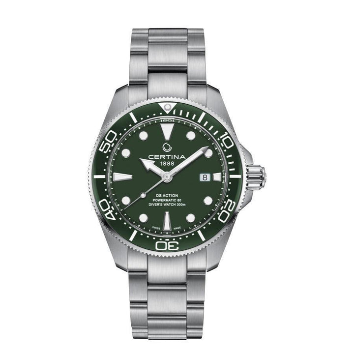 Certina DS Action Powermatic 80 Herreur - Grøn Urskive – C0326071109100