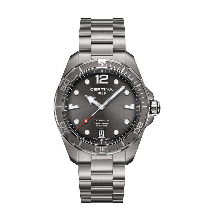 Certina DS Action Titanium Herreur - Grå Urskive – C0324514408700