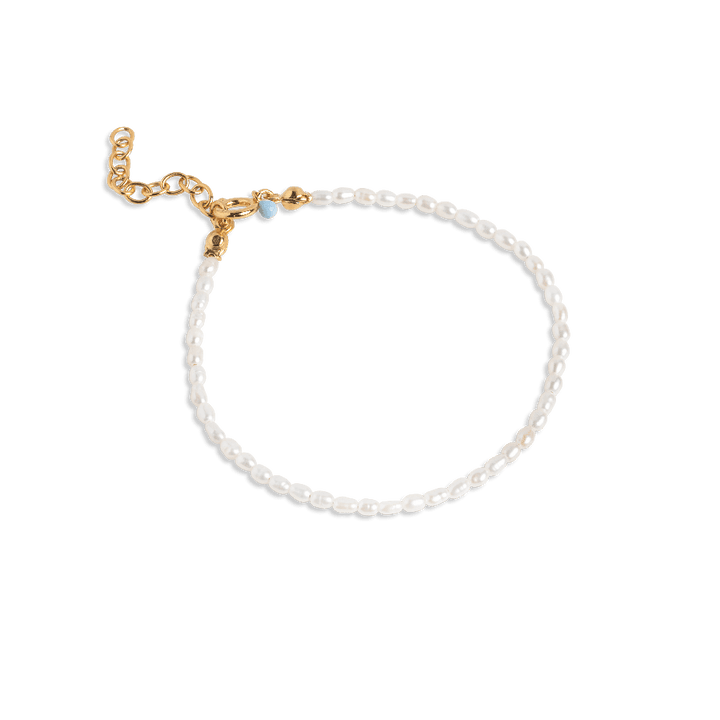 Enamel Erna Pearl Bracelet - B110G – B110G