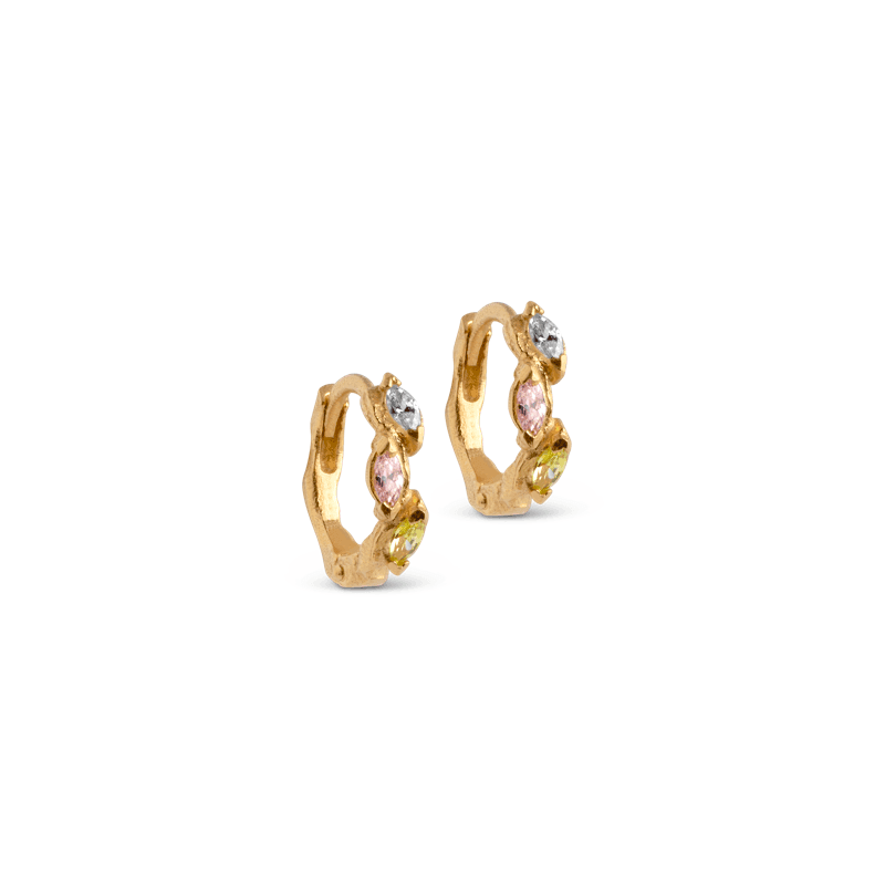 Enamel Laia Hoops - E246GM – E246GM