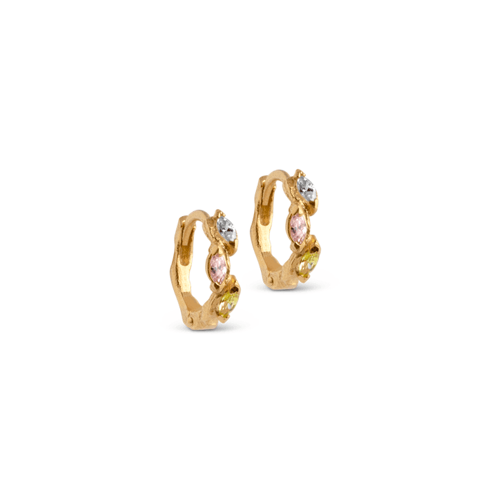 Enamel Laia Hoops - E246GM – E246GM