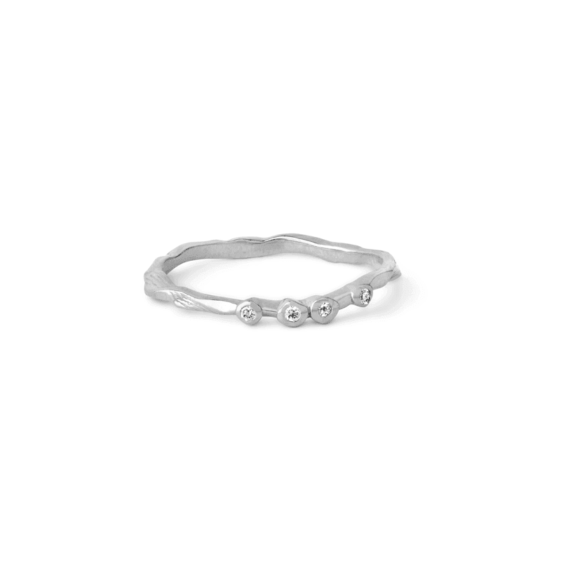 Enamel Lily Sølv Ring - R52SM – R52SM-001