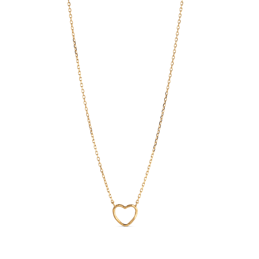 Enamel Organic Heart Halskæde - N102GM – N102GM