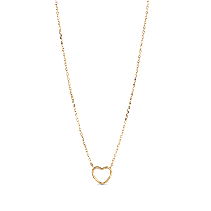 Enamel Organic Heart Halskæde - N102GM – N102GM