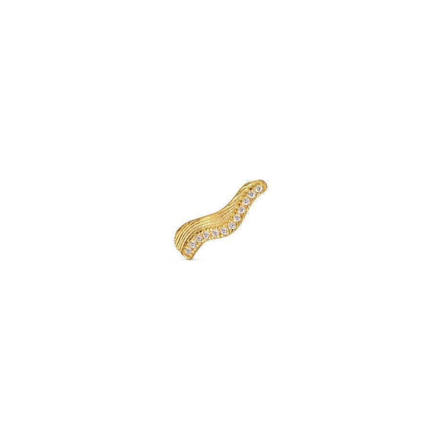 Herieth Paul x Polar Jewelry Utulivu Forgyldt 22kt Ørering – UTU-ST-GD-WZ-00510