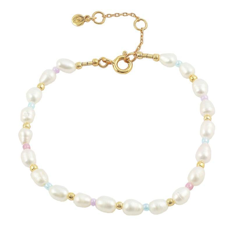 Hultquist Copenhagen Pastel Perle Armbånd - S08086G – S08086G