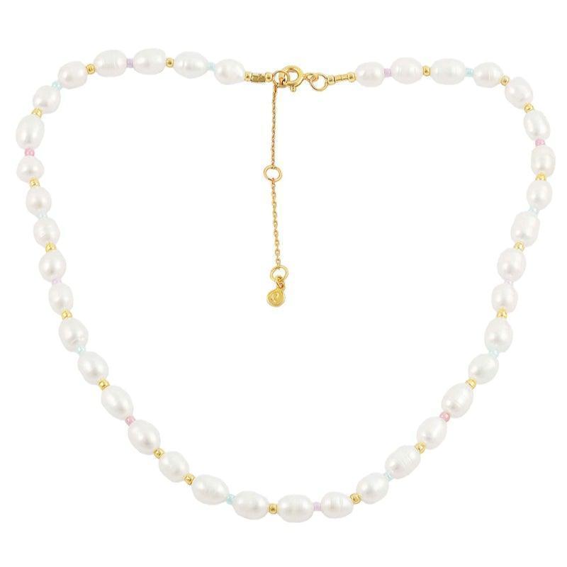 Hultquist Copenhagen Pastel Perle halskæde - S08079G – S08079G