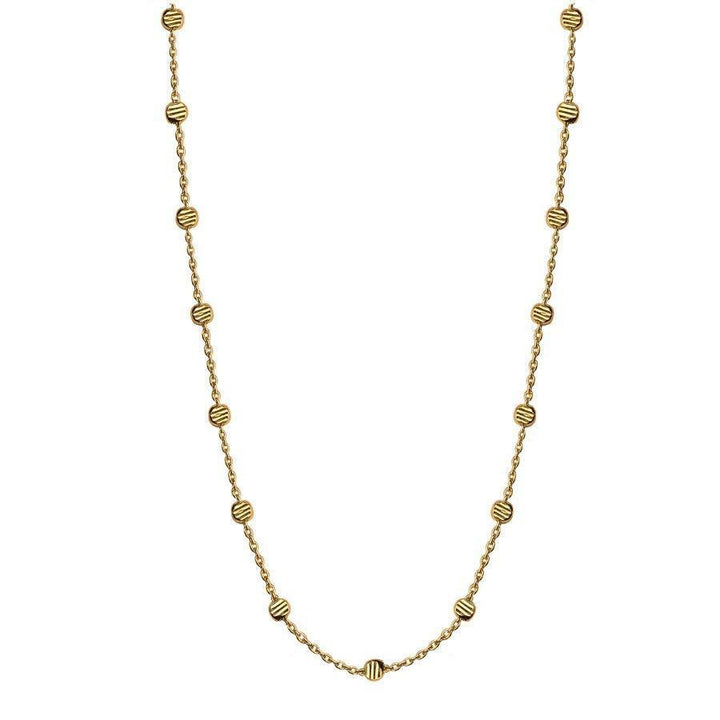 Jeberg Jewellery Gold Beads Necklace sølvforgyldt - 4575-42-G – 4575-42-G