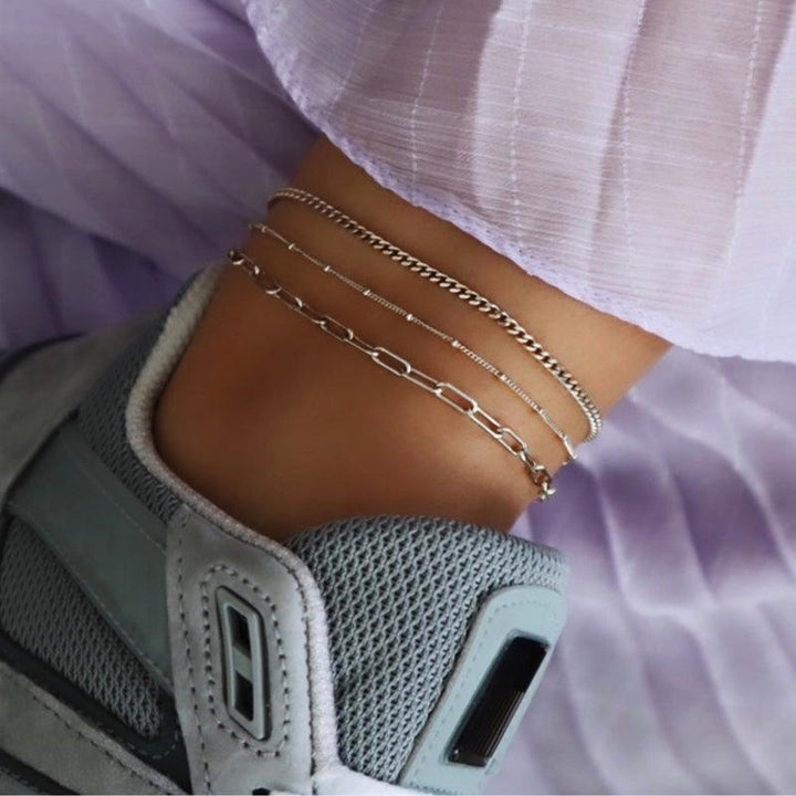 Jeberg Jewellery Nelly Sølv Ankelkæde - 4502-S – produktbillede 2
