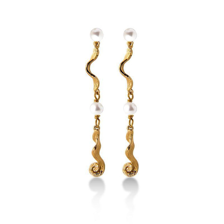 Jeberg Jewellery Ocean Pearl Forgyldt Ørering - 51720 – 51720