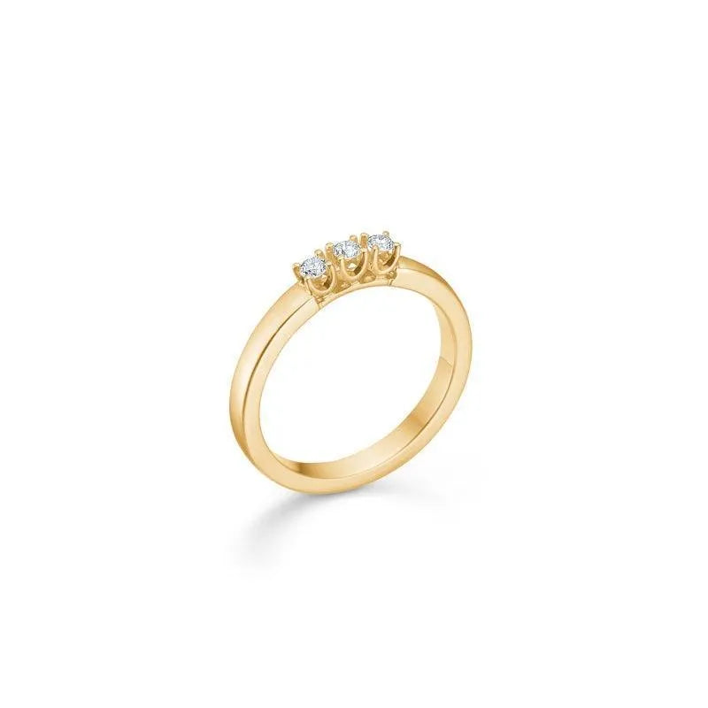 Mads Z 14 kt. Crown Alliancering Diamant 0.12 ct. – 1541843-001