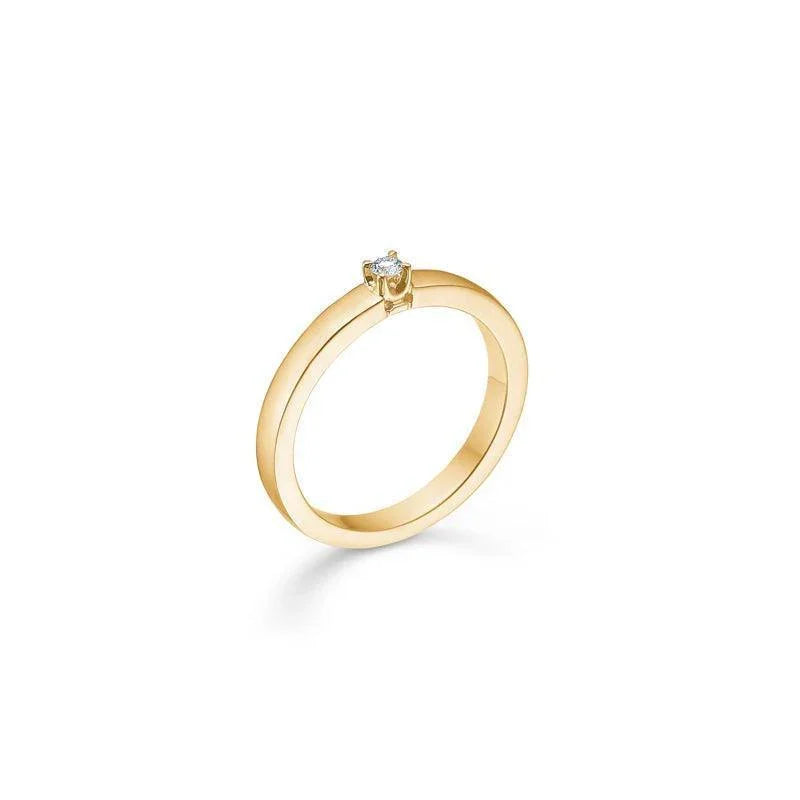 Mads Z 14 kt. Crown Alliancering Diamant 0,04 ct. – 1541841-001