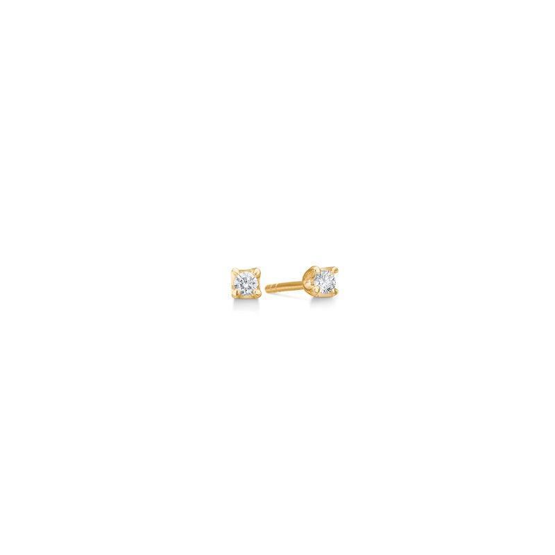 Mads Z 14 kt. Crown Diamant Øreringe 0.09 ct. – 1511609
