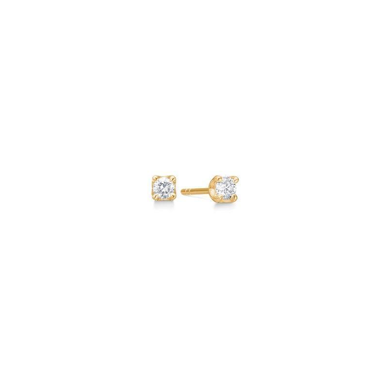 Mads Z 14 kt. Crown Diamant Øreringe 0.18 ct. – 1511618