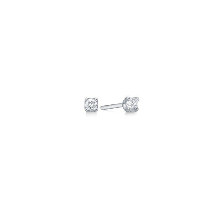 Mads Z 14 kt. Crown Diamant Øreringe 0.18 ct. Hvidguld – 1611618