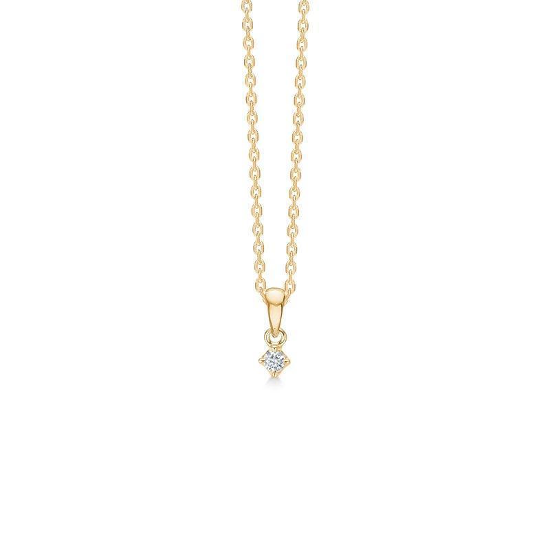 Mads Z 14 kt Crown Diamant Vedhæng 0.04 ct – 1531604